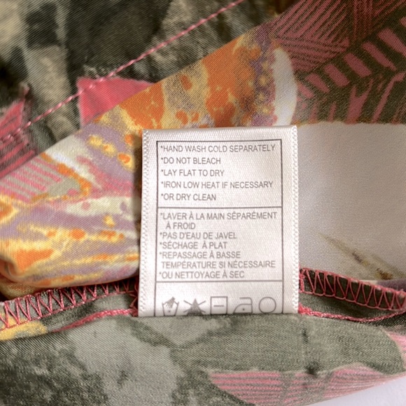 BB Dakota Stillman Orchid Printed Strapless Dress Size 4 - Picture 11 of 11